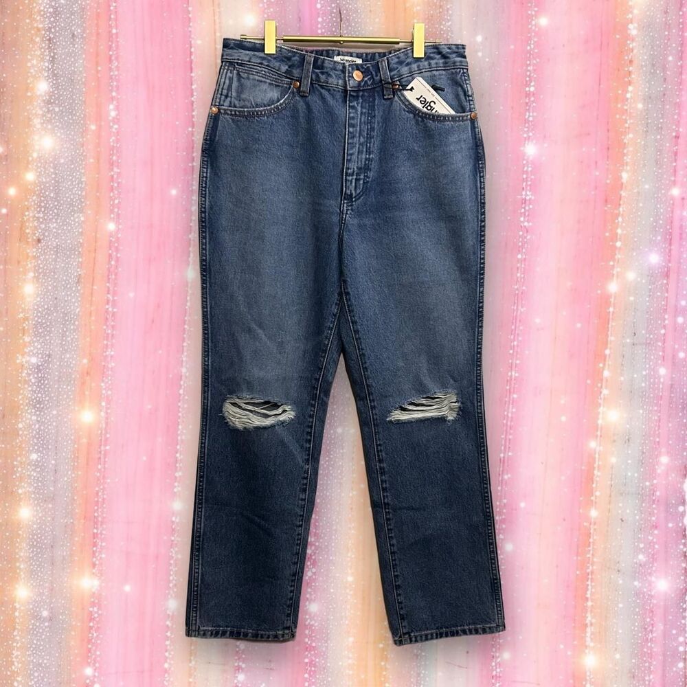Wrangler Women's Blue and Navy Jeans